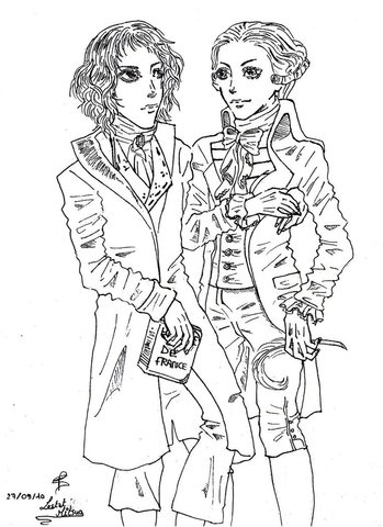 Robespierre and Saint-Just