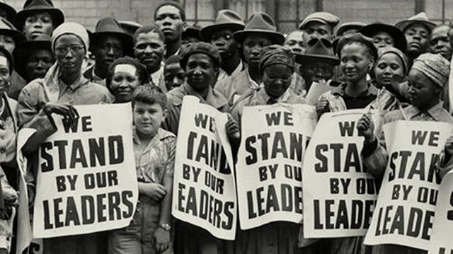 A protest for freedom