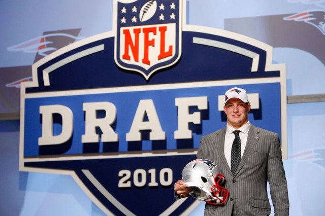 Gronkowski was drafted to the NFL