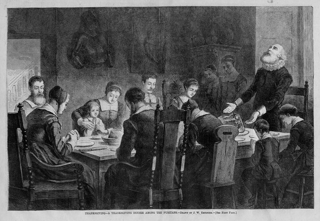 Puritans arrive in America