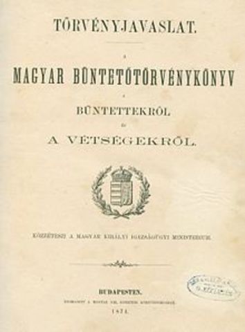 Büntető törvénykönyv