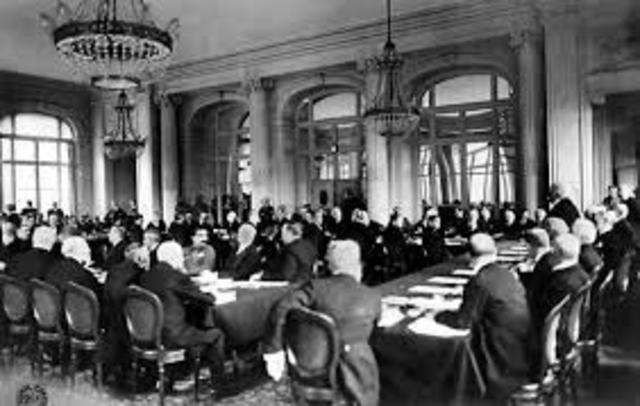 Paris Peace conference and Treaty of Versailles