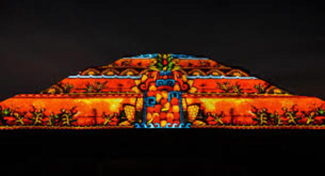 Inauguración del espectáculo "Experiencia nocturna en Teotihuacán"