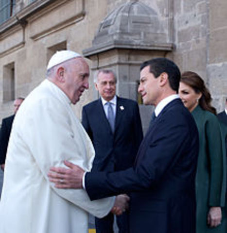 El Papap Francisco llega a México