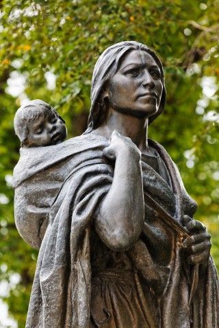 Sacagawea is "verry" sick.