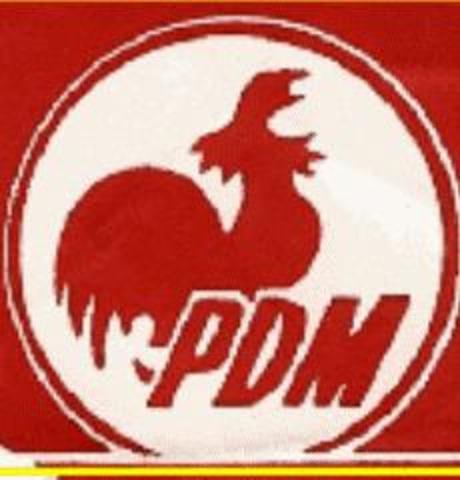 Fundación del Partido Demócrata Mexicano PDM