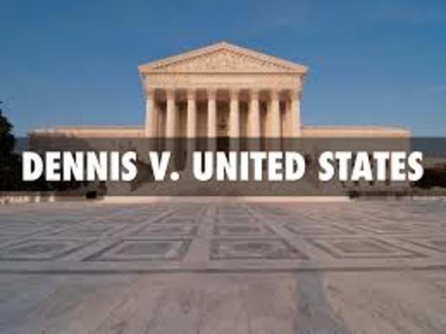 Dennis vs. United States