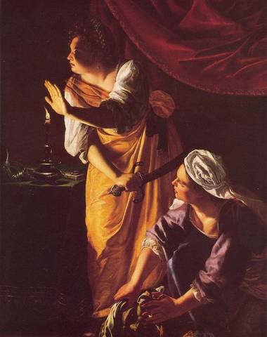 Artemisia Gentileschi,  Judith and Maidservant with the Head of Holofernes