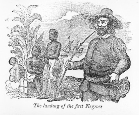 The First Arrival of Slaves in North America