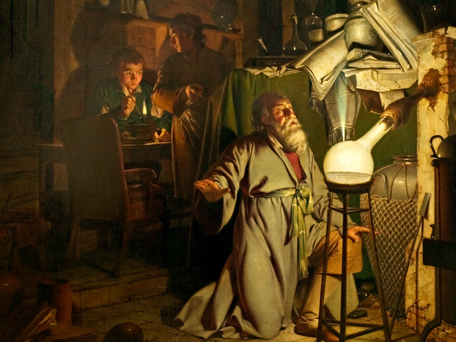 The Alchymist, Joseph Wright of Derby - The Enlightenment & Revolution