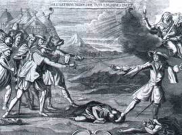 Louis XIV crowned and consecrated at Rheims