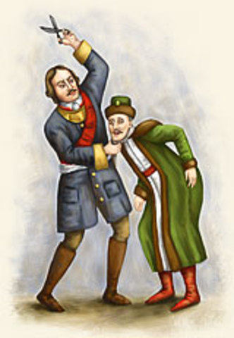 Peter starts taxes on beards