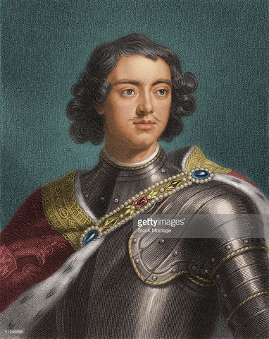 Peter and His Half Brother Ivan the V become jointly crowned as rulers of Russia