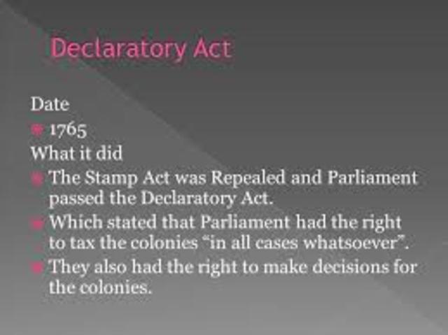 Declaratory act