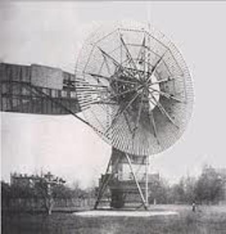 First Windmill Generate Electricity