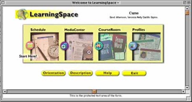 plataforma tecnológica learning space