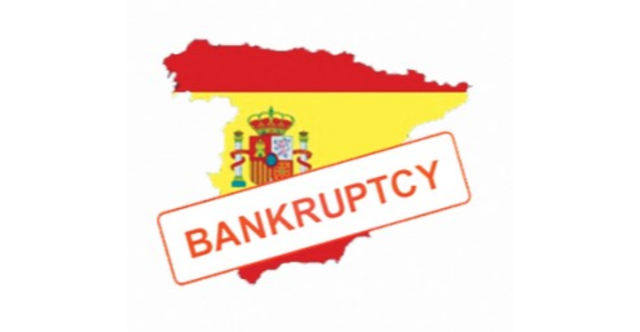 Spain declares bankruptcy for 1st time