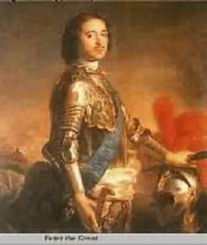 08 February 1696 – Peter assumes sole rule