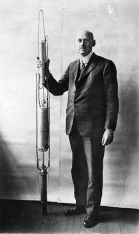 First Liquid fueled rocket