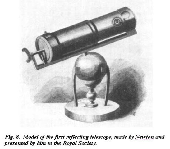 Newton Invents First Reflecting Telescope