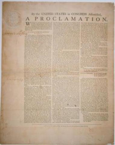 The Signing of The Treaty of Paris