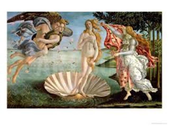 Botticelli Completes The Birth of Venus