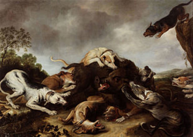 The Boar Hunt 1653