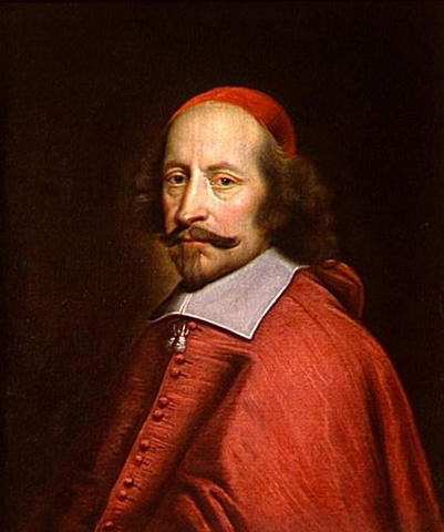 Cardinal Mazarin rose against Louis