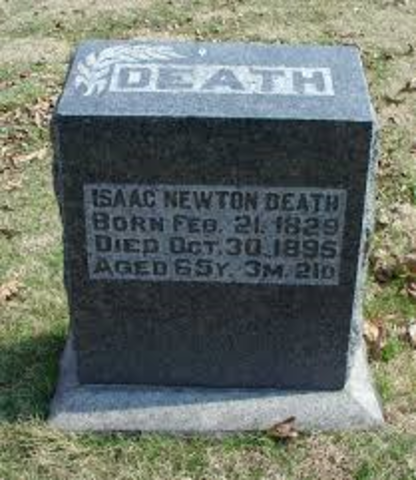 Isaac Newton's Death