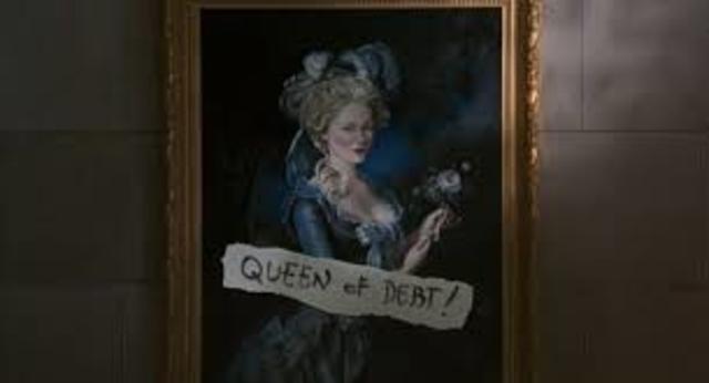 Marie went into debt