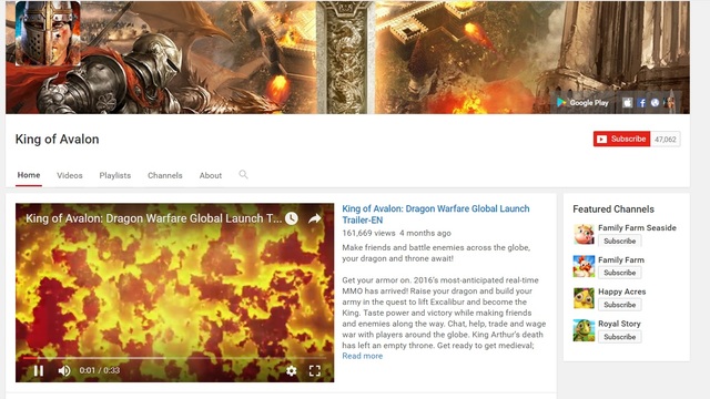 YouTube channel created