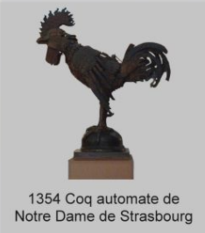 Coq automate de Notre Dame de Strasbourg