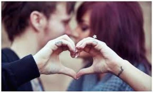 My first date with my husband-to-be!!! Woman's Day, that is why I remember it!