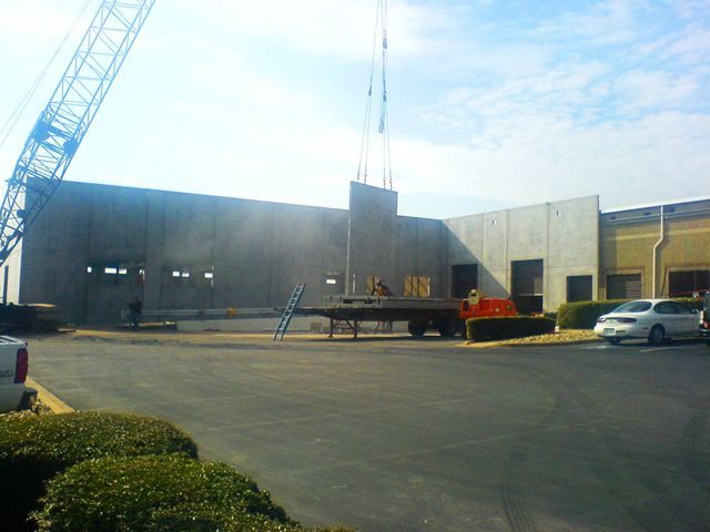 Walls continue to go up