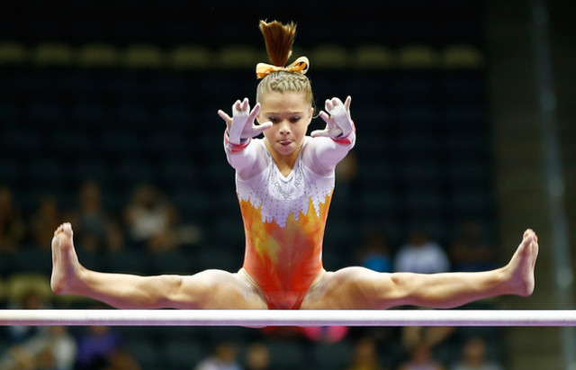 Reagan started doing gymnastics in 2004.