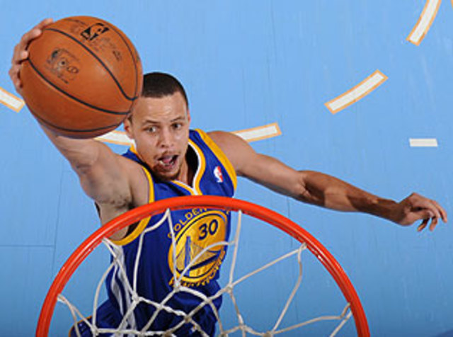 steph curry's first dunk
