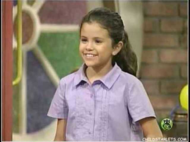 When Selena sang in barney