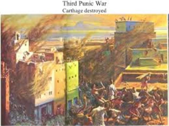 3rd Punic War 149-146 B.C.