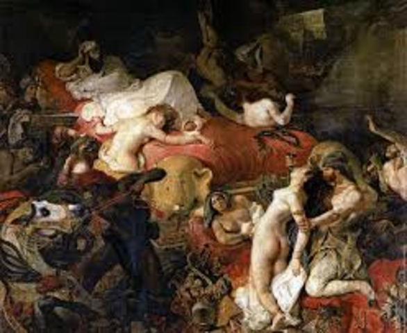 Death of Sardanapalus by Eugene Delacroix