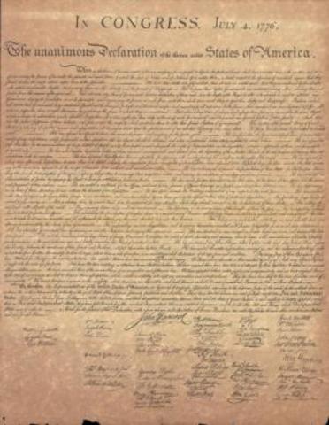 Declaración de Independencia de EEUU