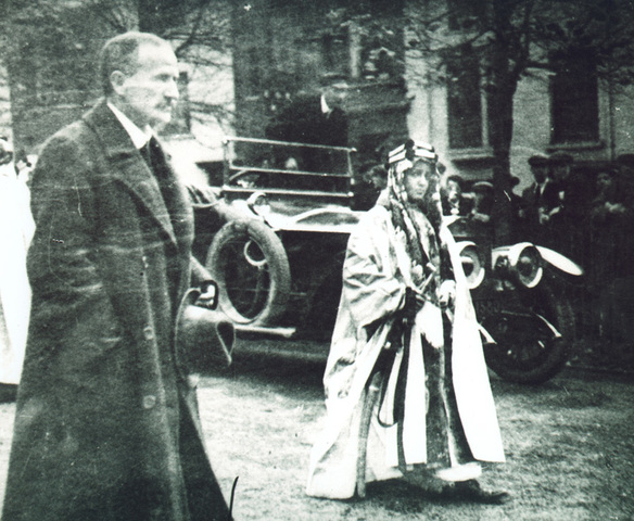 He represented his father in an official visit to Britain at the age of 13.