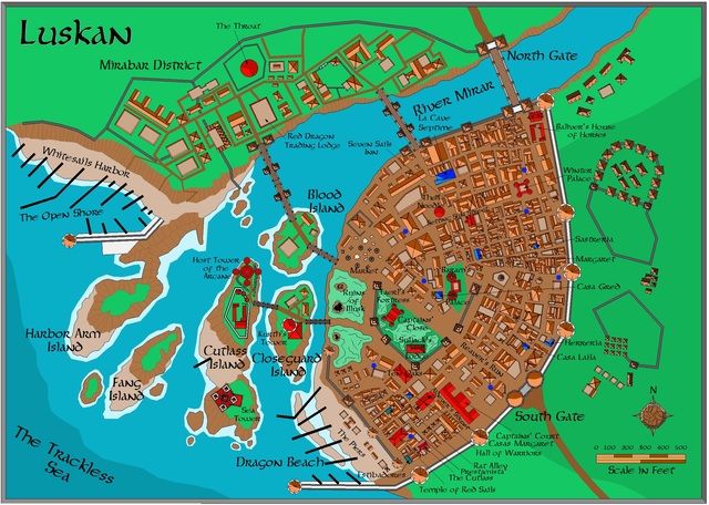 Biss consigue el mapa de Luskan