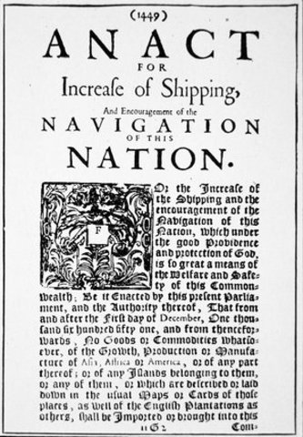 Oliver Cromwell’s Navigation Acts