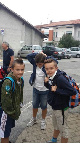 THE FIRST DAY OF THE LAST YEAR OF ELEMENTARY SCHOOL.