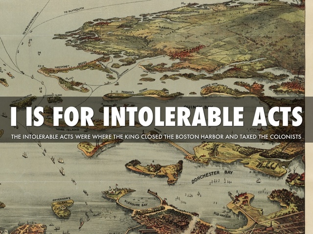 The Intolerable Acts