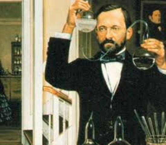 Louis Pasteur refutes spontaneous generation