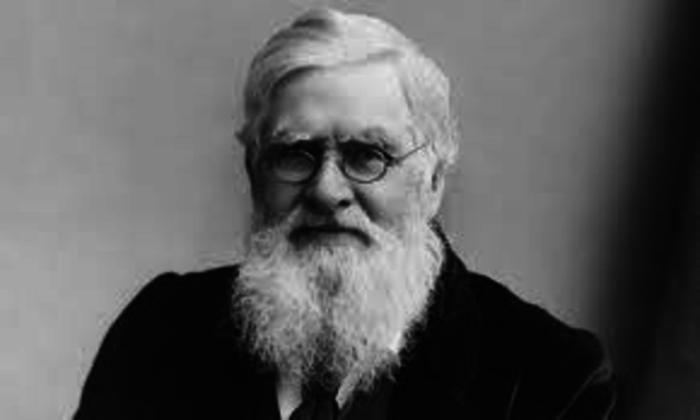 Alfred Russel Wallace published ideas of evolutionary processes