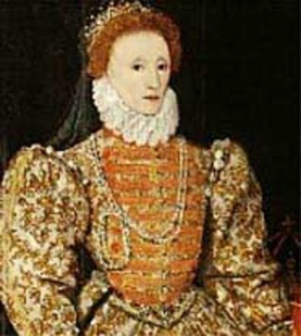 Elizabeth I (7 September 1533 - 24 March 1603) Queen of England from 17 November 1558