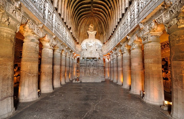 The Ajanta Caves were Built