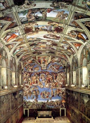 The Sistine Chapel was created